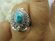 bpe5074 Bogato Zdobiony Piękny Sekretnik UNIKAT !!! Otwierany Pierścień na zdjęcia lub marzenia Turkus Turkusy r.20/ r.21 Srebro 925 # - 4