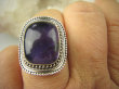 bpe7016 BIŻUTERIA ORIENTALNA !!! Egzotyczny Pierścień Ametyst - kamień mądrości r.17 Srebro 925 # - 4