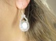 bkee1081 Biżuteria Orientalna - PRZEPIĘKNE Długie i LEKKIE Kolczyki z kamieniem Księżycowym Kamień Księżycowy Srebro 925 - 4