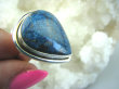 bpe5987 Niebiańsko piękna GALAKTYKA Cud natury Pierścień naturalny Niebieski AZURYT r.17 Srebro 925 # - 3