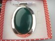 bwe3802 Niesamowity LŚNIACY olbrzym 6,7cm/ 4,4cm  OKAZ 33 g !!! Wisior Zawieszka ZIELONY ONYKS - regeneruje SERCE, EGZEMY, PAMIĘĆ Srebro 925 # - 6