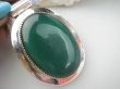 bwe3802 Niesamowity LŚNIACY olbrzym 6,7cm/ 4,4cm  OKAZ 33 g !!! Wisior Zawieszka ZIELONY ONYKS - regeneruje SERCE, EGZEMY, PAMIĘĆ Srebro 925 # - 8