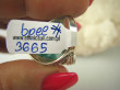 bpee3665 Delikatny ażurowy Pierścień zielony Szmaragd Indyjski Szmaragdy r.15 Srebro 925 # - 7