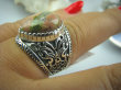 bpe5004 Motyl - symbol siły i niezależności Wygodny PIERŚCIEŃ UNAKIT - pozwala iść do przodu i pogodzić przeszłość z przyszłością r.17/ r.18 zdobiona obrączka Srebro 925 # - 8