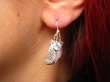 akel558 FIGLARNE LISTKI Lux Śliczne Kolczyki BLUE TOPAZ - Kamień MŁODOŚCI Srebro z topazami - 3