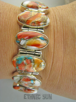 bb3877 Wielobarwna ZŁOCISTA  Ostryga Klasyczna Duża 37G Bransoleta TURKUS OSTRYGOWY MIEDZIANY 9 sztuk Turkus OSTRYGA Muszla złota MIEDZ lśniące Srebro 925 #
