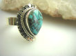 bpe4240 Przepiękny Delikatny Pierścień NATURALNY TURKUS w orientalnej oprawie Turkusy r.18/ r.19 Srebro 925 # - 2