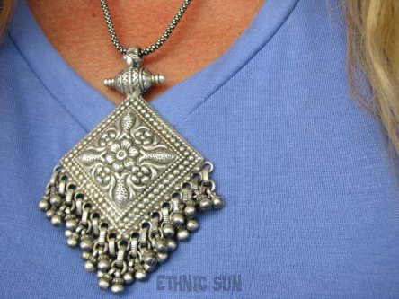 bwe3275 UNIKAT z Radżastanu !!!! Duży 40G aż 9cm Wisior Cały ze Srebra Ryby amulet na szczęście i długie życie WSPANIAŁE RĘCZNE ARCYDZIEŁO Srebro 925 #