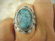 bpe6908 Turkusowa EGZOTYKA !!! Pierścień z Naturalnym Turkusem TURKUS - opiekun ciała i duszy r.19 Srebro 925 # - 6