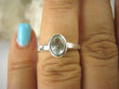 bpee3423 RZADKOŚĆ  Delikatny Pierścień UNIKAT szlifowany AKWAMARYN - Symbol miłości, przynoszący szczęście w małżeństwie r.13 Srebro 925 - 5