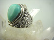 bpe4488 Miętowy naturalny TURKUS - opiekun ciała i duszy Pierścień Turkusy r.17 Srebro 925 # - 9
