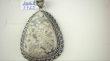 bwe3725 Piękny Unikat Duży Wisior 6.4 cm i 24 gramy KOJĄCA moc dla wielbicieli Natury JASPIS KRAJOBRAZOWY Srebro 925 # - 7