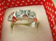 bpee3972 Piękny Lśniący Pierścień Pierścionek Obrączka RZADKI KAMIEŃ Błękitny Blue Topaz - kamienie młodości r.16 SREBRO 925 # - 4