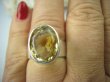 bpee2873 SŁONECZNY KLEJNOT !!! Piękny Pierścień Pierścionek Słoneczny CYTRYN niezwykły szlif OKAZ Cytryn - kamień antycukrzycowy r.17 Srebro 925 # - 3