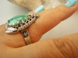 bpe9203 Biżuteria Egzotyczna PIERŚCIEŃ Pierścionek z naturalnym Turkusem Turkus - opiekun ciała i duszy Turkusy r.19 Srebro 925 # - 4