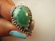 bpe9203 Biżuteria Egzotyczna PIERŚCIEŃ Pierścionek z naturalnym Turkusem Turkus - opiekun ciała i duszy Turkusy r.19 Srebro 925 # - 8