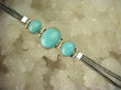 bb3102 PRZEPIĘKNA Elegancka Bardzo Wygodna Bransoleta z Naturalnymi Turkusami !!! Błękitny Turkus ARIZONA Turkusy Srebro 925 # - 9
