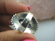 bpe4957 UNIKALNY DROGOCENNY RZADKI CZAROIT - kamień jasnowidzów ! Orientalny Owalny Pierścień z czaroitem r.17/r.18 Srebro 925 # - 7