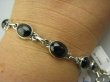 bb1849 BLACK STAR - Efekt  GWIAZDY Migotliwość NIEZWYKŁA Przepiękna Kobieca Bransoleta Czarny Diopsyd - wspomaga usuwanie stresów i stanów napięcia Srebro 925 # - 12