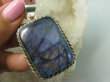 bwe2760 Magiczny Duży 20 g !!! Wisior Granatowy LABRADORYT Spektrolit - kamień Zorzy Polarnej  SREBRO 925 # - 7