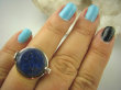 bpe6319 Biżuteria Orientalna !!! Sekretnik Otwierany Pierścień zdjęcia lub marzenia Granatowy LAPIS LAZULI r.15 Srebro 925 # - 4