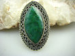 bpee1862 Kunsztowny Pierścień Szmaragd Indyjski Szmaragdy r.17 Srebro 925 # - 4