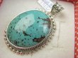 bwe3922 CUDOWNY OKAZ 25g !! 6.2 cm !!! UNIKAT Piękny Egzotyczny Wisior Zawieszka naturalny TURKUS Turkusy Srebro 925 # - 5