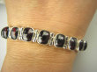 bb3268 Klasyczna Piękność Bransoleta z naturalnymi Granatami 11 sztuk GRANATY - kamienie namiętności Srebro 925 # - 3