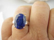 bpee4327 PIĘKNY LUX Pierścień Pierścionek OKAZ Szafir Indyjski WIERNOŚĆ związkach , Stres, choroby oczu ciśnienie Szafiry r.19/ r.20 Srebro 925 - 4