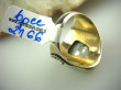 bpee2166 Naturalna hodowlana DUŻA opalizująca PERŁA BIWA r.13 Pierścień Pierścionek Srebro 925 # - 9