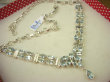 bn1507 LUX Komplet 39 gramów !! Niewiarygodnie piękny Naszyjnik i Kolczyki szlifowany Blue Topaz - kamień młodości, najwyższa jakość kamienia Srebro 925 # - 2