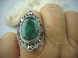 bpee2856 SZMARAGDOWY KLEJNOT - Piękny Egzotyczny OKAZ Pierścień zielony Szmaragd Indyjski Szmaragdy r.22 Srebro 925 # - 4