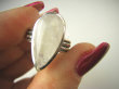 bpe8559 Delikatny Pierścień Pierścionek naturalny Kamień Księżycowy r.14 zdobiona obrączka Srebro 925 - 5