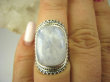 bpe8451 Biżuteria Orientalna !!!! Pierścień Pierścionek Niebiesko Chabrowy Kamień Księżycowy r.13 Srebro 925 # - 5