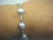 bb2103 Kobieca Delikatna Bransoleta z prawdziwymi Perłami hodowlanymi Perła Perły Hodowlane Srebro 925 # - 5