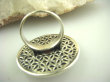 bpe3523 Duży Pierścień KWIAT ŻYCIA - SILNY AMULET OCHRONNY !!!! Ażurowy ORIENTALNY Pierścień Karneol  r.16 SREBRO 925 # - 9