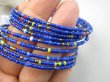 bb3901 Biżuteria Afrykańska !!! Unikalna na każdą dłoń Zakręcana Bransoleta Bransoletka z koralików ręcznie robiona przez Masajki Tanzania Zanzibar CUDOWNA - 12