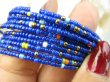 bb3901 Biżuteria Afrykańska !!! Unikalna na każdą dłoń Zakręcana Bransoleta Bransoletka z koralików ręcznie robiona przez Masajki Tanzania Zanzibar CUDOWNA - 14