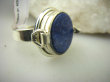 bpe6317 Biżuteria Orientalna !!! Sekretnik Otwierany Pierścień zdjęcia lub marzenia Granatowy LAPIS LAZULI r.16 Srebro 925 # - 10
