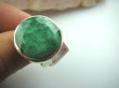 bpee2754 Szmaragdowy guziczek Pierścień zielony Szmaragd Indyjski Szmaragdy REGULOWANY r.16, r.17, r.18, r.19, r.20, r.21 Srebro 925 # - 2
