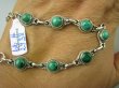 bb2938 Delikatna Ślicznotka ORIENTALNA Bransoleta zielony MALACHIT - pobudza kreatywność Srebro 925 # - 6