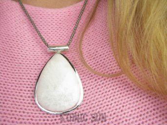 bwe3907 SKRZYDŁA ANIOŁA !!! Genialny Duży 29 g! PIĘKNY Wisior Zawieszka SKOLECYT BIAŁY - wewnętrzny spokój Srebro 925 #