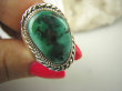bpe6785 Biżuteria Egzotyczna PIERŚCIEŃ z naturalnym Turkusem Turkus - opiekun ciała i duszy Turkusy r.19 Srebro 925 # - 9