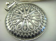 bwe3302 Marokański OKAZ 30G Orientalny UNIKAT Duży 7.3 cm/5.6 cm  !!!! Duży Wisior Cały ze Srebra marokańskie wzornictwo Maroko SREBRO 925 # - 5