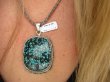 bwe3103 CUDOWNY UNIKAT Z NEPALU - Piękny Egzotyczny Wisior naturalny TURKUS Turkusy Srebro 925 # - 2