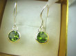 bkee860 Cudowne Delikatne Piękne Kolczyki  Szczęścia z naturalnymi Oliwinami OLIWIN = PERYDOT Peridot kamień szczęścia Srebro 925 - 6